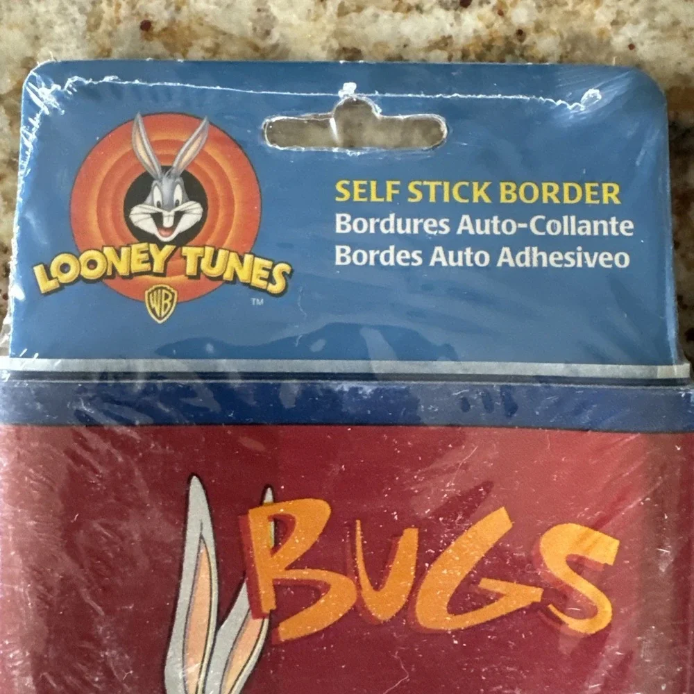NOS Looney Tunes Wallpaper Border Taz Bugs Tweety Sylvester 20 Yrd Vtg Imperial